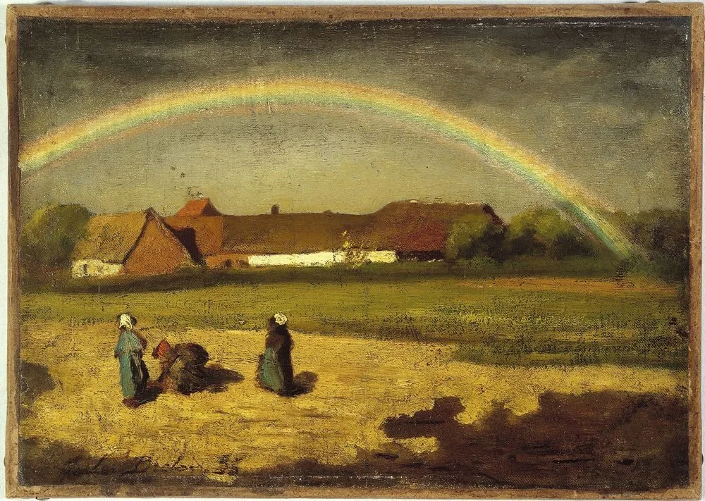 L’arc-en-ciel à Courrières, Jules Breton