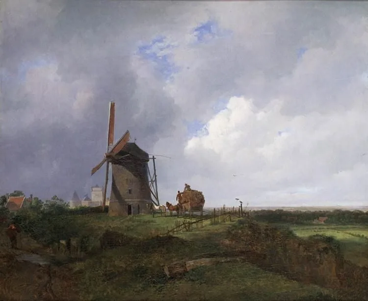 Landscape at the Gildehaus, Albertus Brondgeest