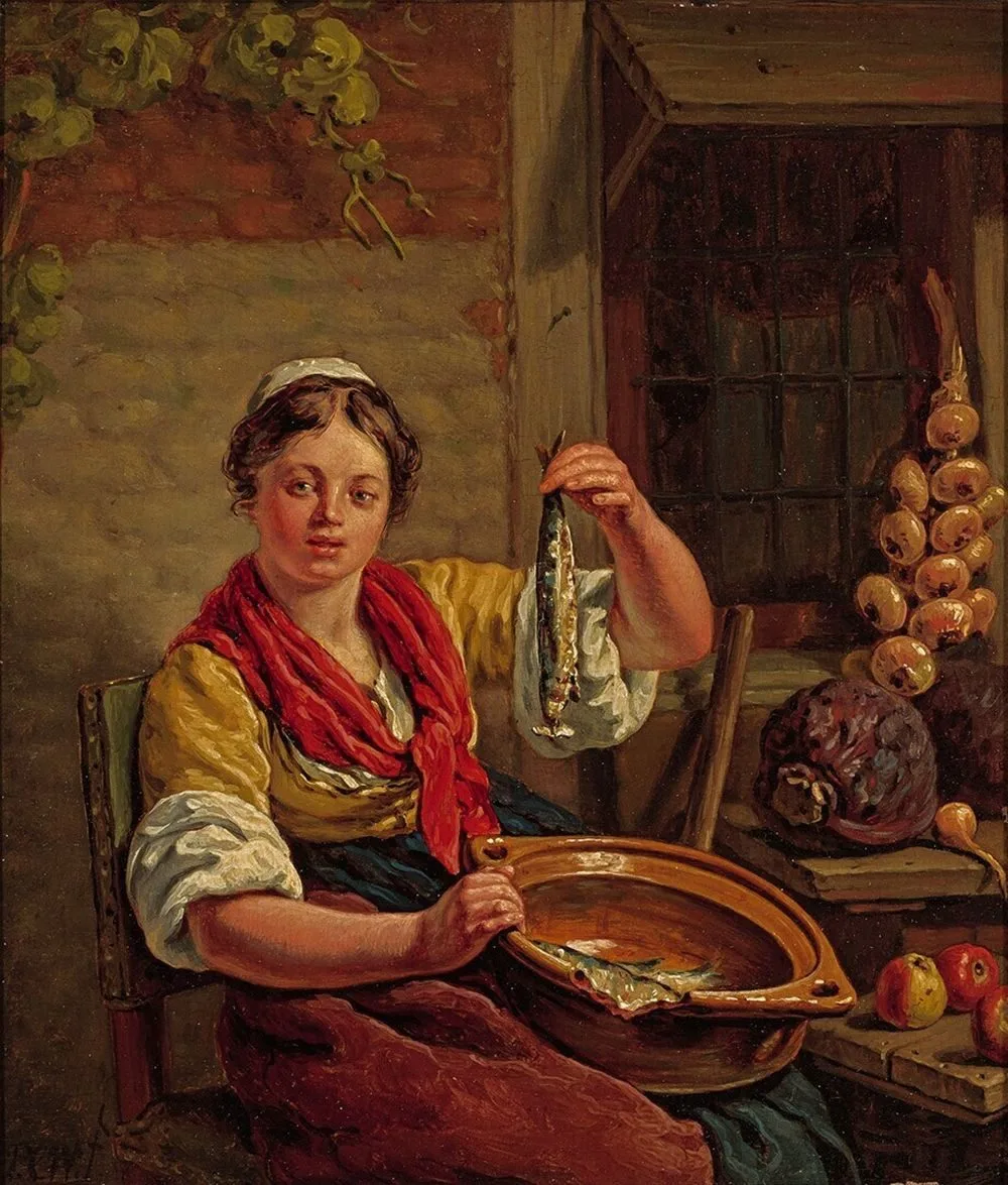 The herring seller, Pieter Christoffel Wonder