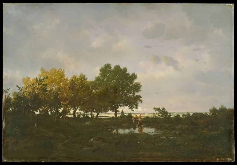 The Pond (La Mare), Théodore Rousseau