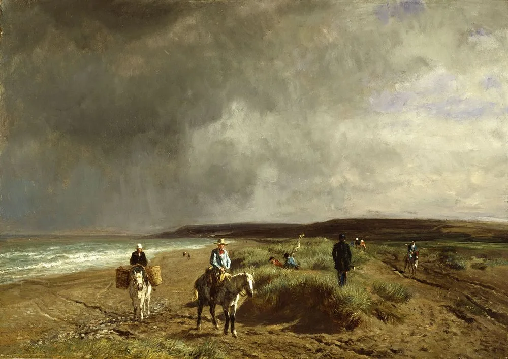 Coast near Villers, Constant Troyon