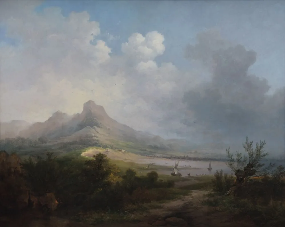 Het meer van Geneve, Marinus Adrianus Koekkoek