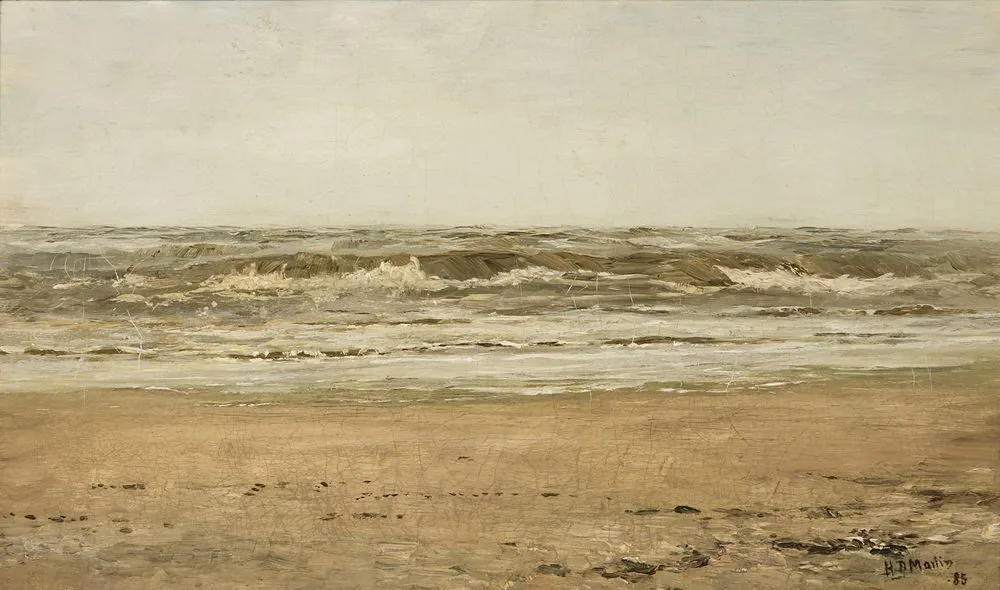 The Sea at Villerville, Homer Dodge Martin