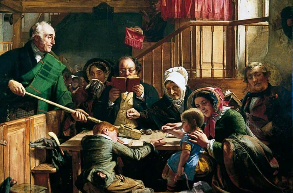 Collecting the Offering in a Scottish Kirk, John Phillip