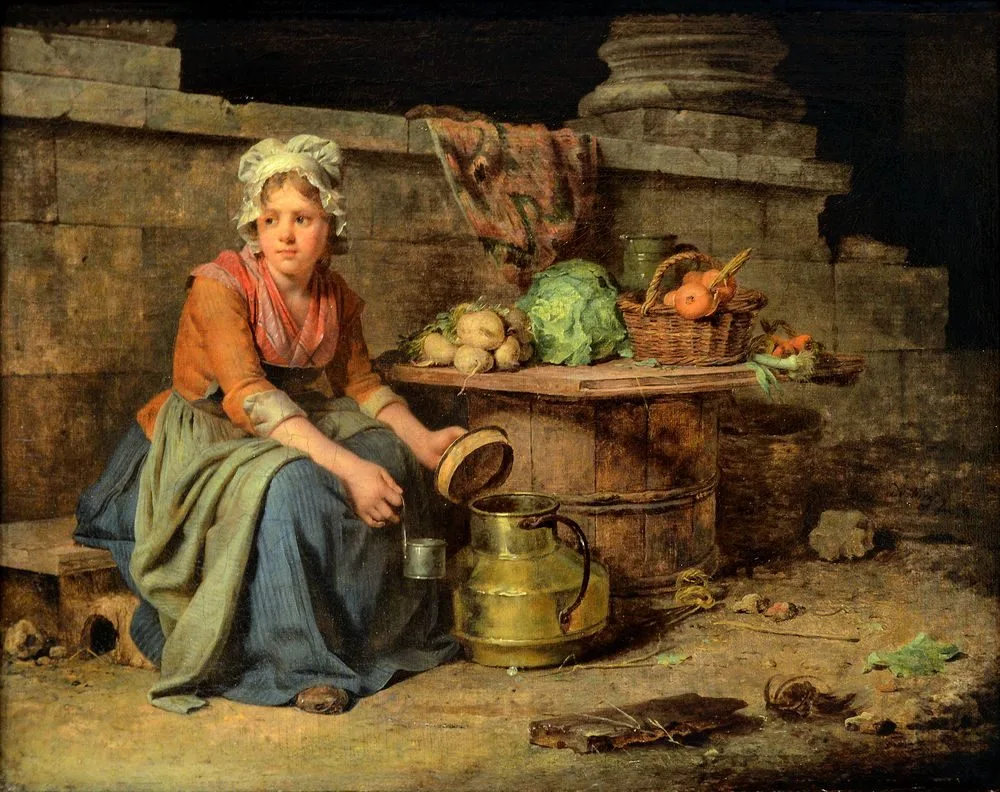 The Little Milk-Girl, Martin Drolling
