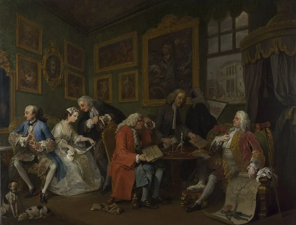 Marriage A-la-Mode: 1. The Marriage Settlement, William Hogarth