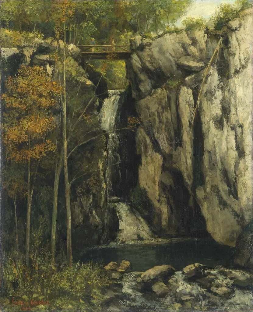 Waterfalls, Gustave Courbet
