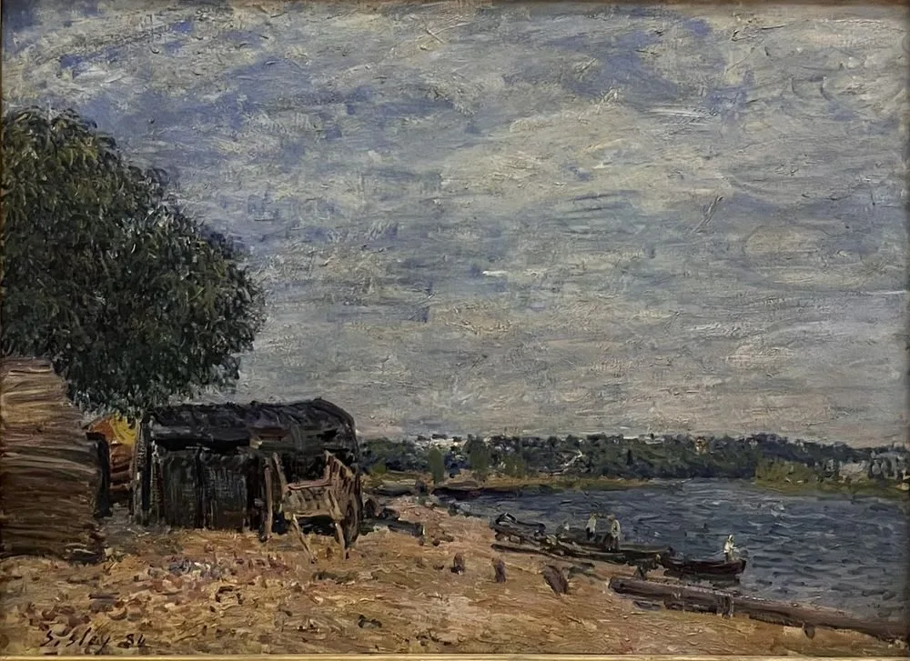 Saint-Mammès. Landscape, Alfred Sisley