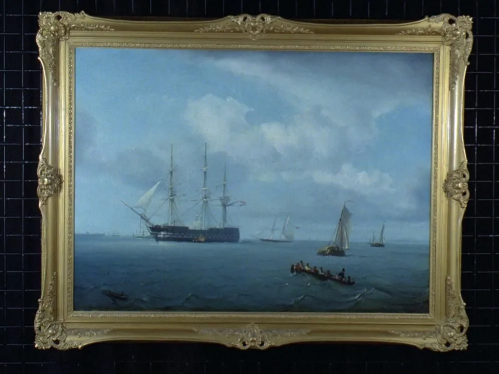 Nederlands linieschip op de rede van Veere, Petrus Paulus Schiedges