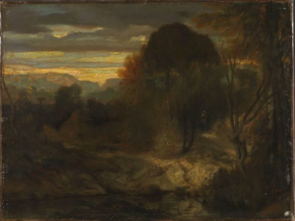 Aftenlandskap, Alexandre-Gabriel Decamps