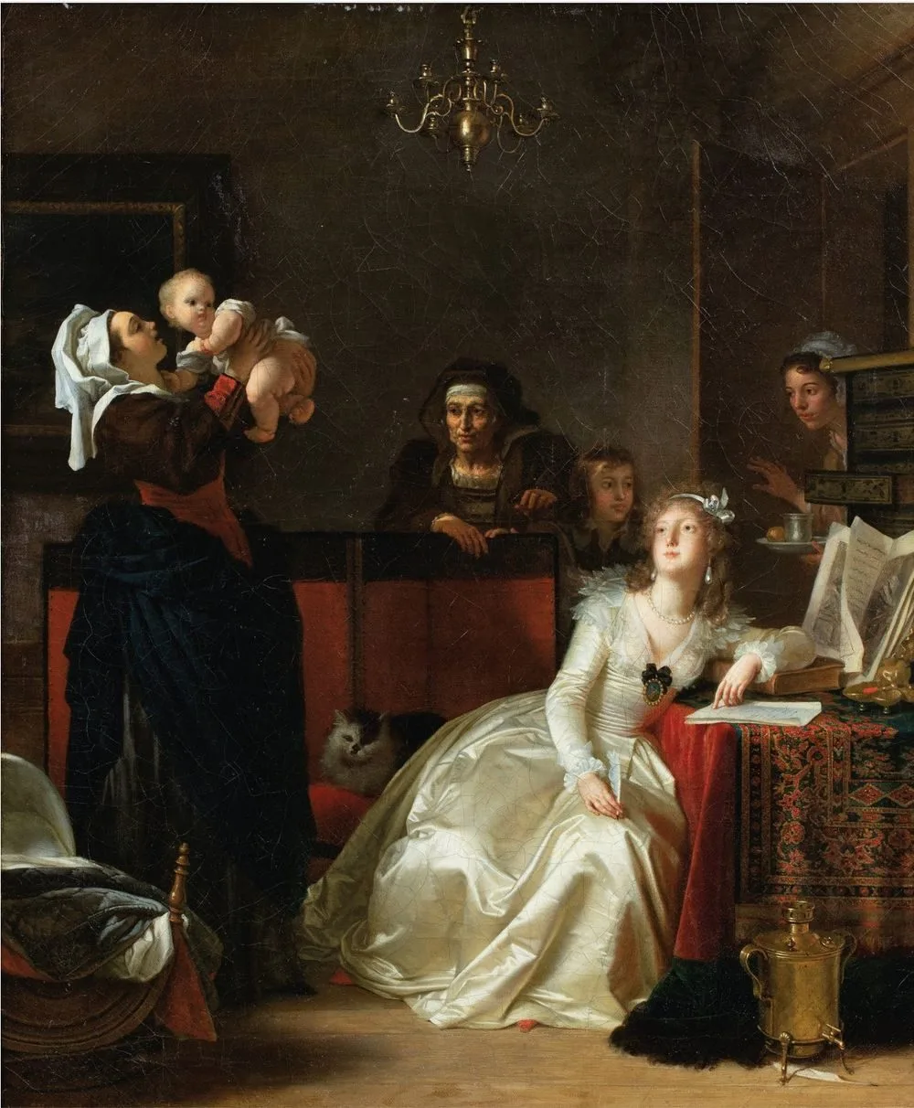 The Young Savant Mother, Jean-Honoré Fragonard