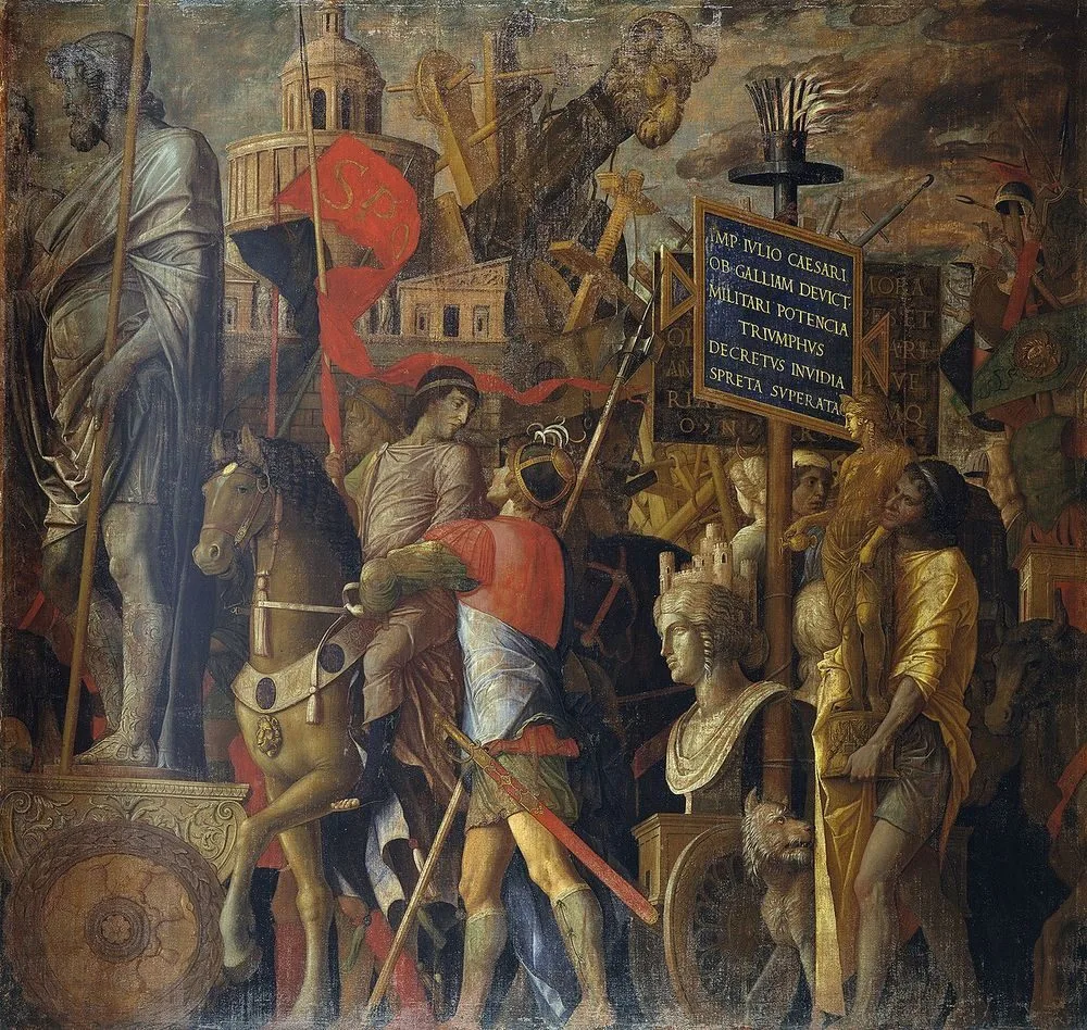 The Triumphs of Caesar: 2. The Bearers of Standards and Siege Equipment