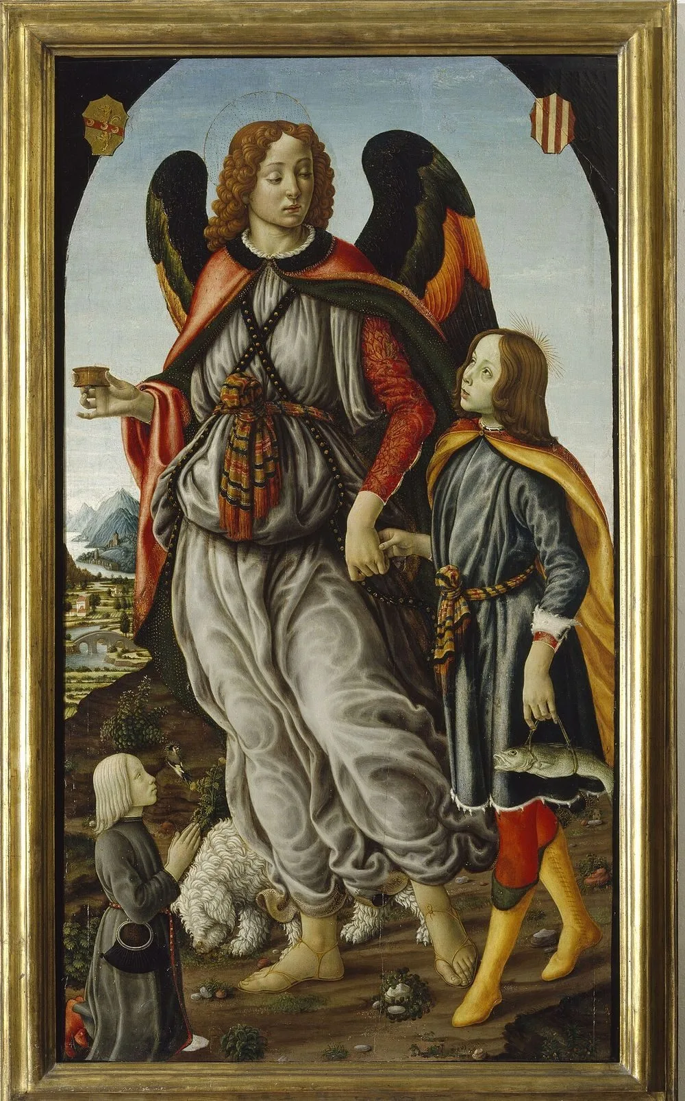 Archangele Raffaele con Tobiolo e un giovane.