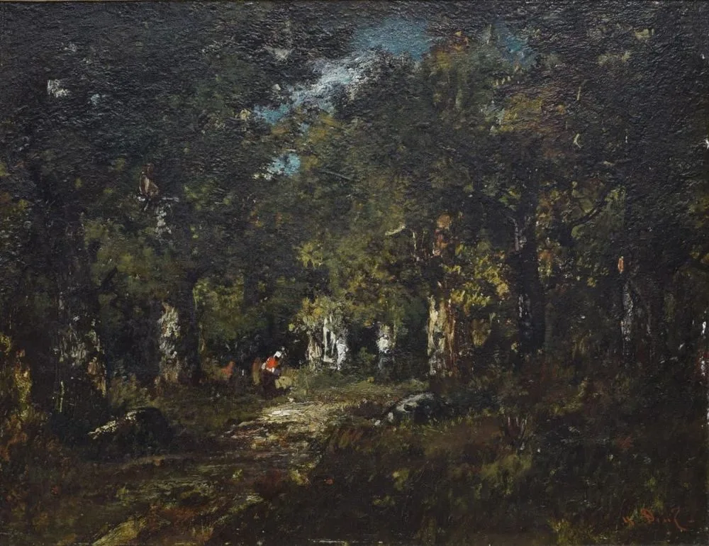 Wood Scene, Narcisse Virgilio Díaz