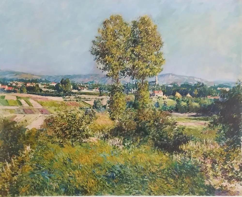 Paysage à Argenteuil, Gustave Caillebotte