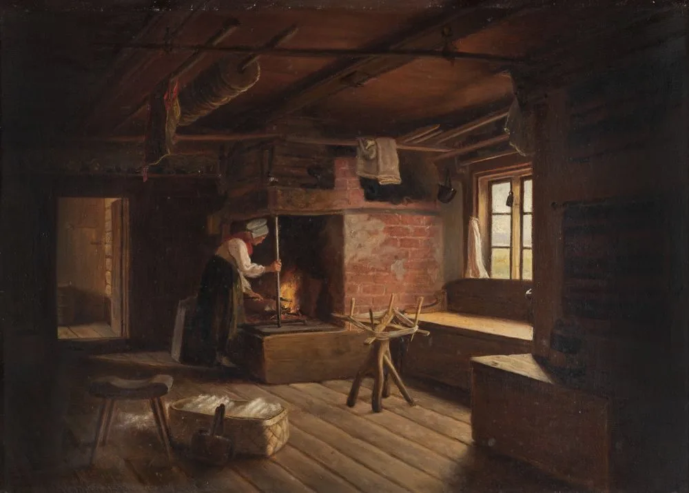 Cottage in Dalecarlia, Geskel Saloman