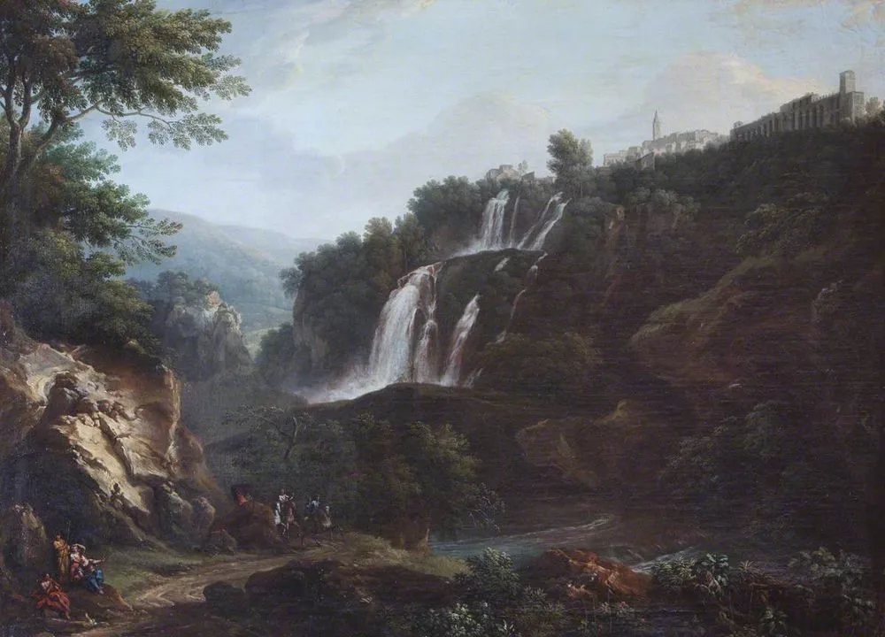 The Great Cascade at Tivoli, Giovanni Battista Busiri
