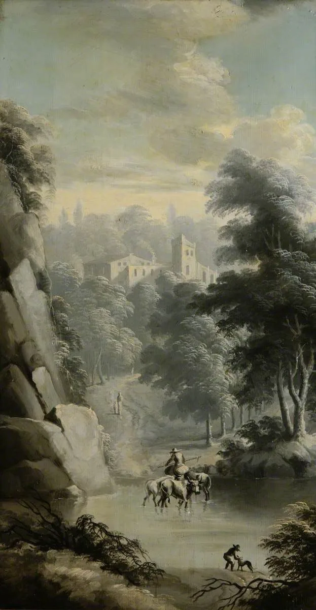 Landscape with Cattle, James Norie