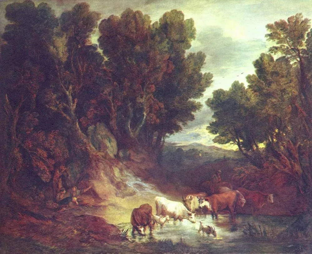 The Watering Place, Thomas Gainsborough