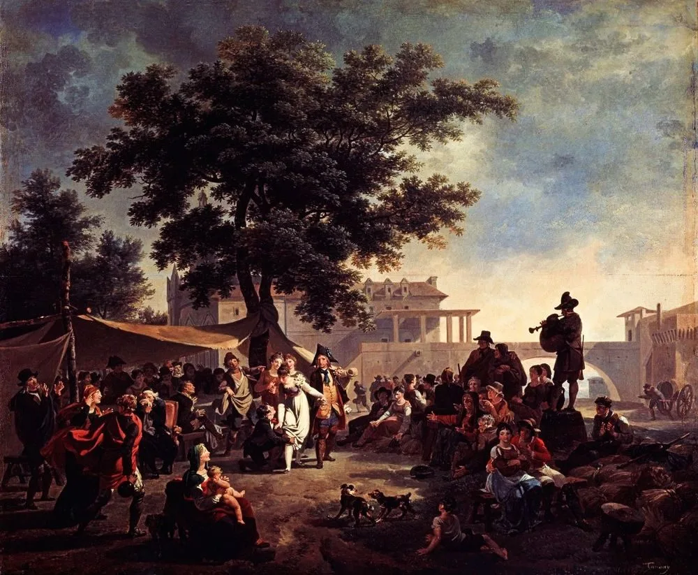 The Bride’s Garter or Village Wedding, Nicolas-Antoine Taunay