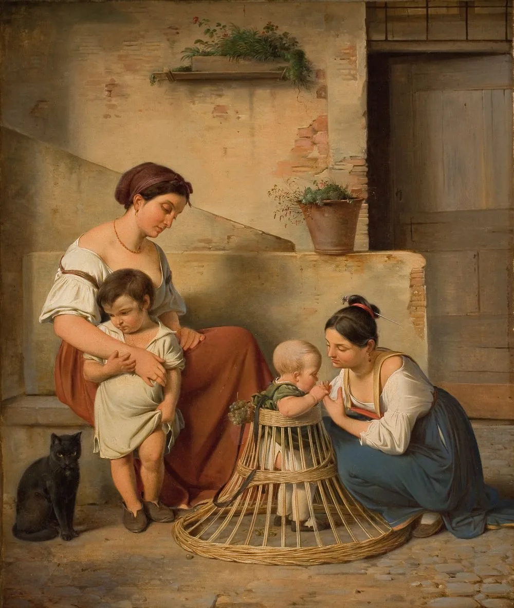 A Roman street scene