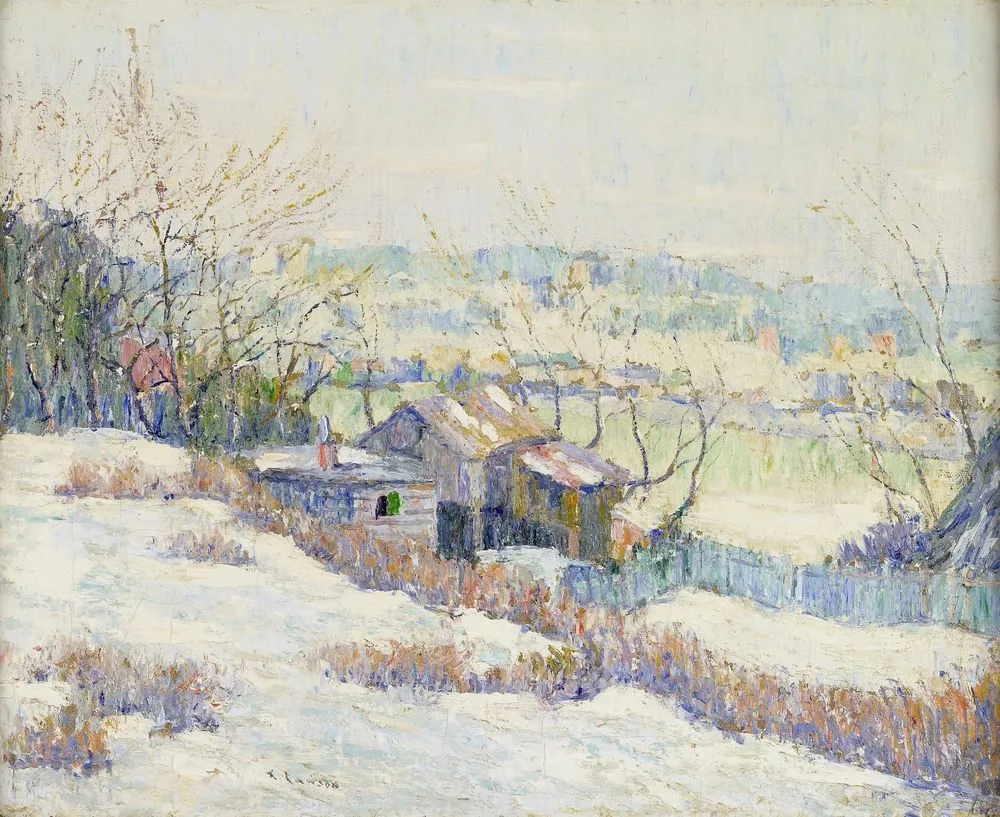 Upper Harlem River, Ernest Lawson