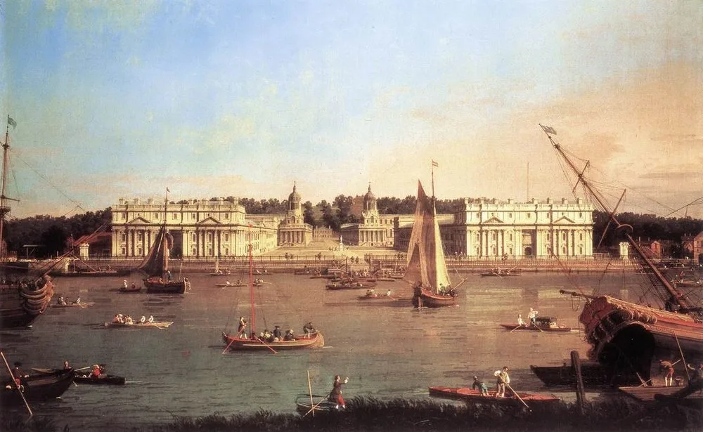 London: Greenwich Hospital from the North Bank of the Thames, Canaletto