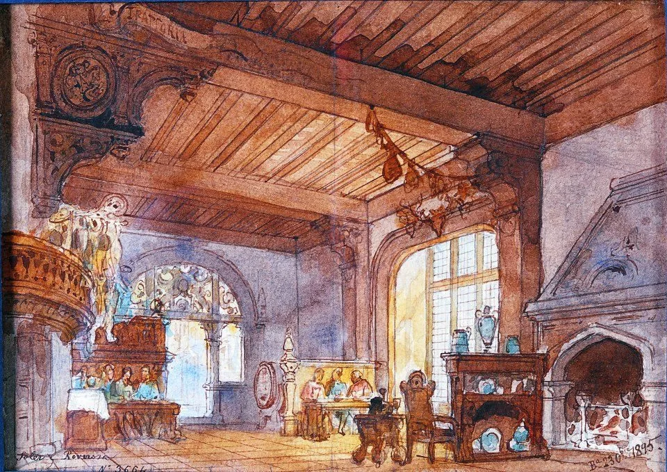 Inside a trattoria, Francesc Soler i Rovirosa