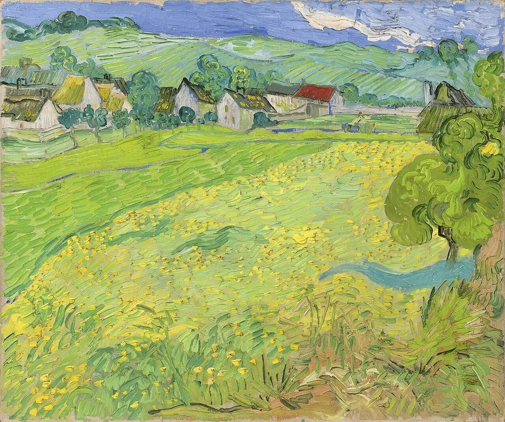 View of Vessenots Near Auvers, Vincent van Gogh