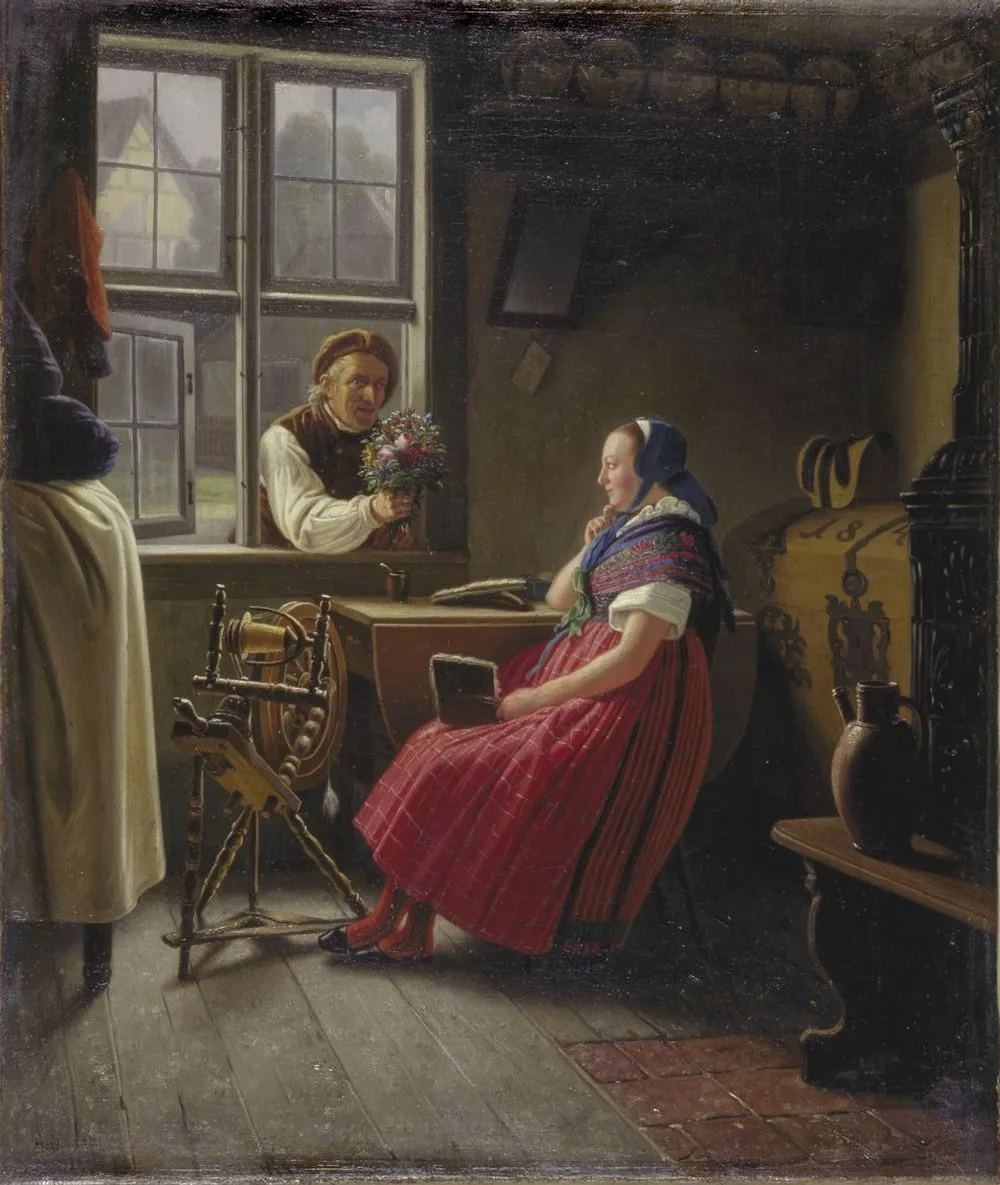 Weizacker farm couple, Ludwig August Most