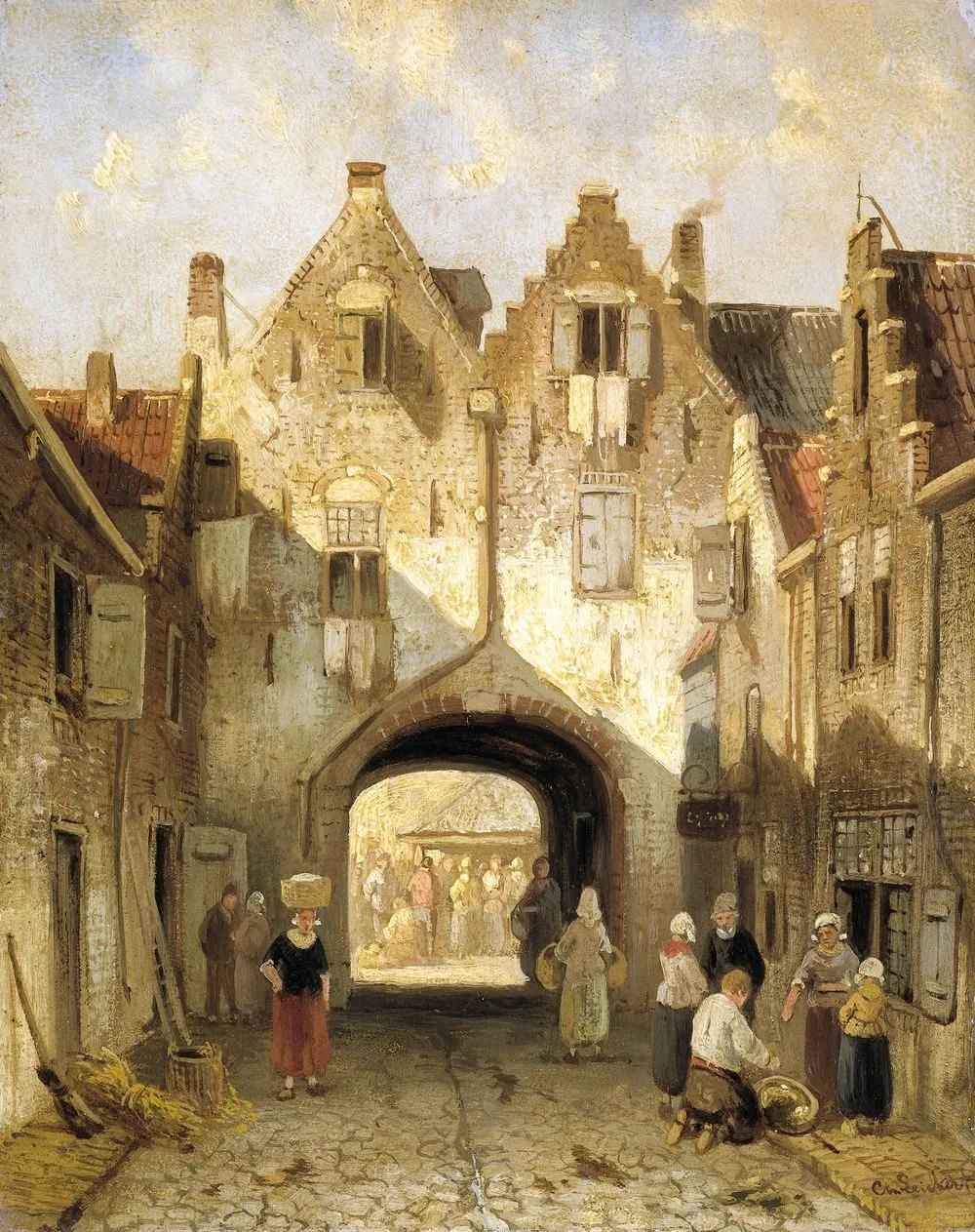 The Old Gate, Charles Leickert