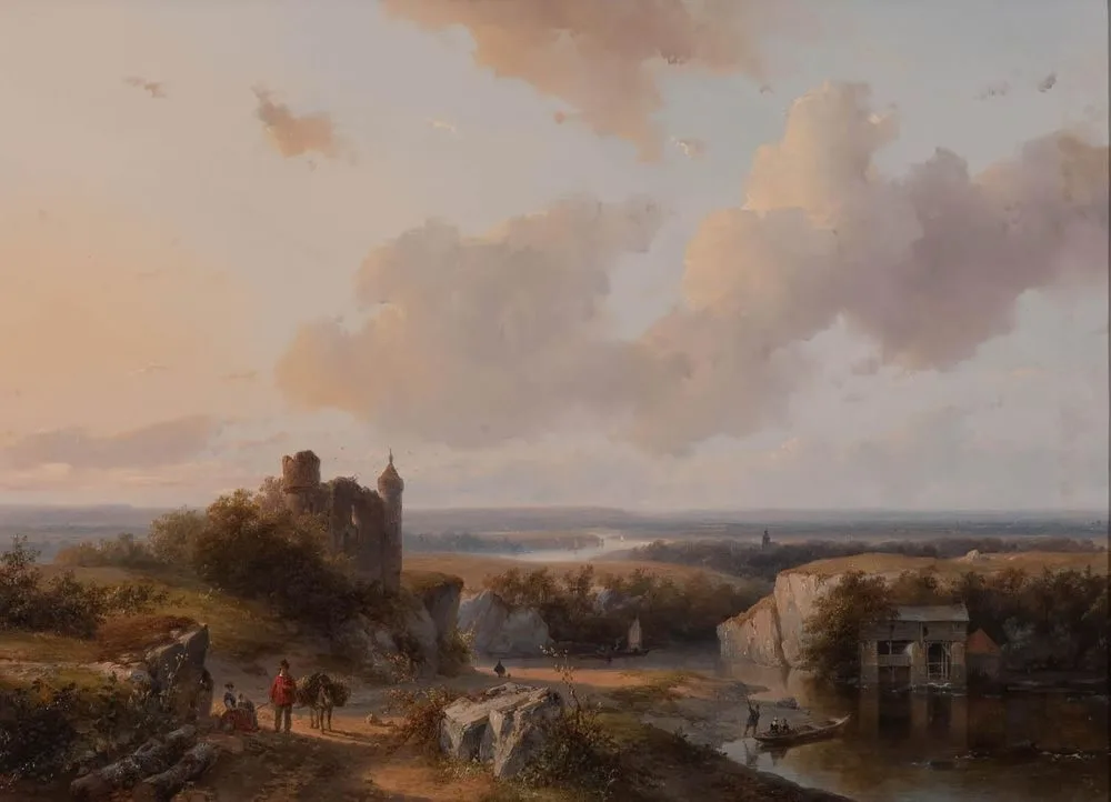 Summer Panorama, Andreas Schelfhout