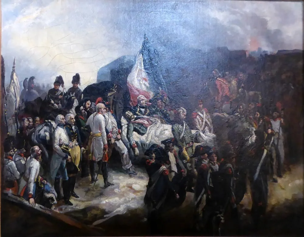 Death of Marceau, sketch, François Bouchot
