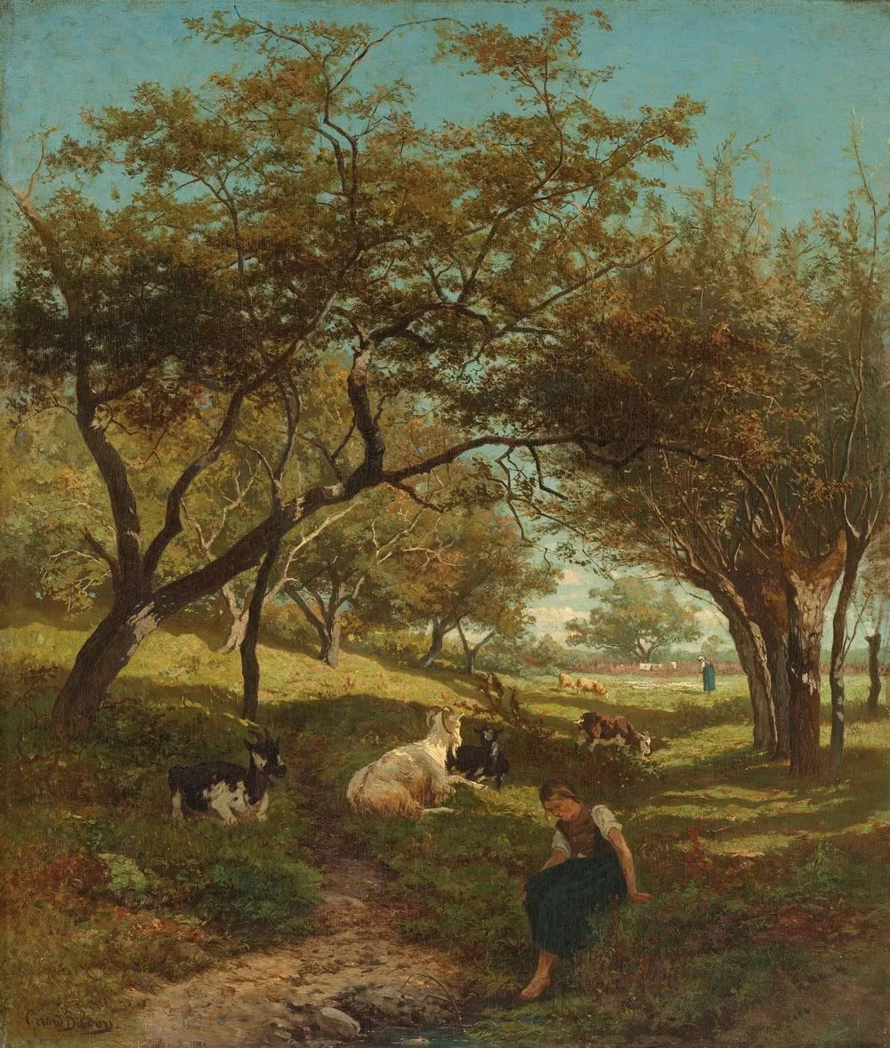 The Goatherdess, Gerard Bilders