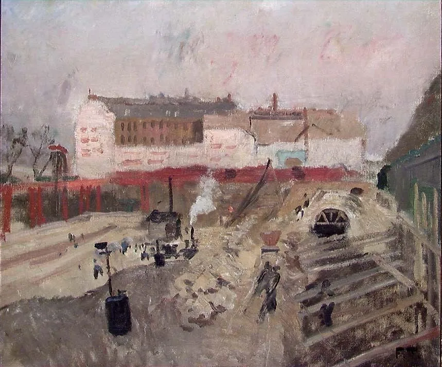 Gare d’Orleans in Paris under Construction