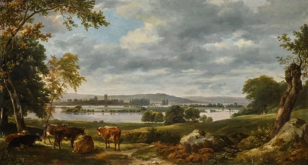 Dedham Vale with the River Stour in Flood from the Grounds of Old Hall, East Bergholt, John Constable