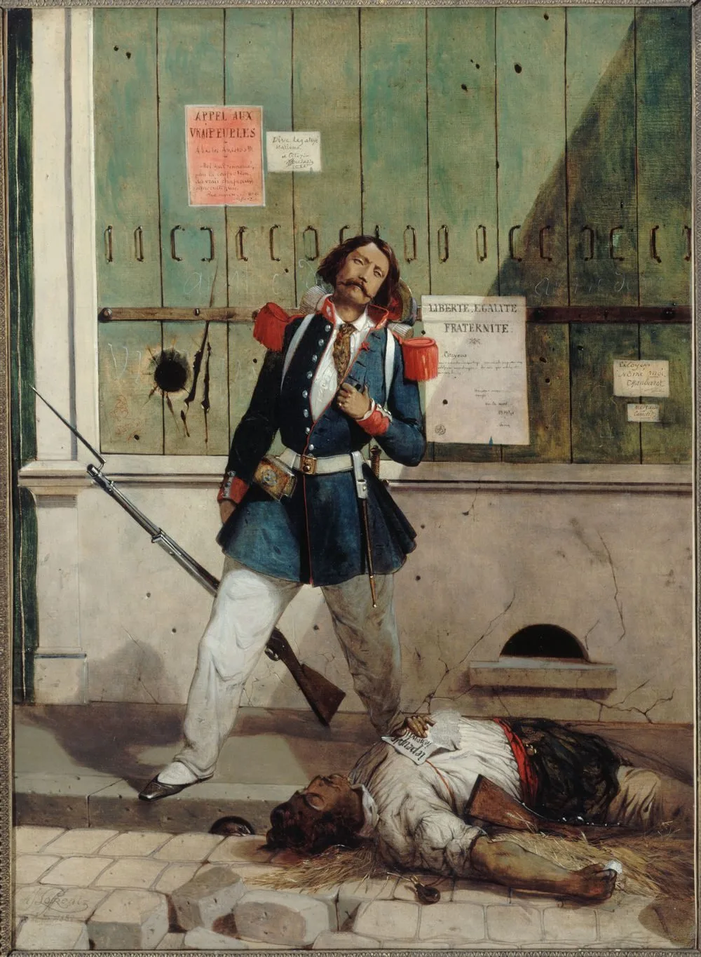 Garde national blessé (épisode de la révolution de 1848), Alcide-Joseph Lorentz