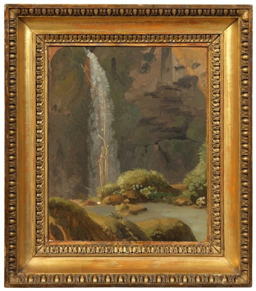 The Waterfall in Neptune’s Grotto at Tivoli, Simon Denis