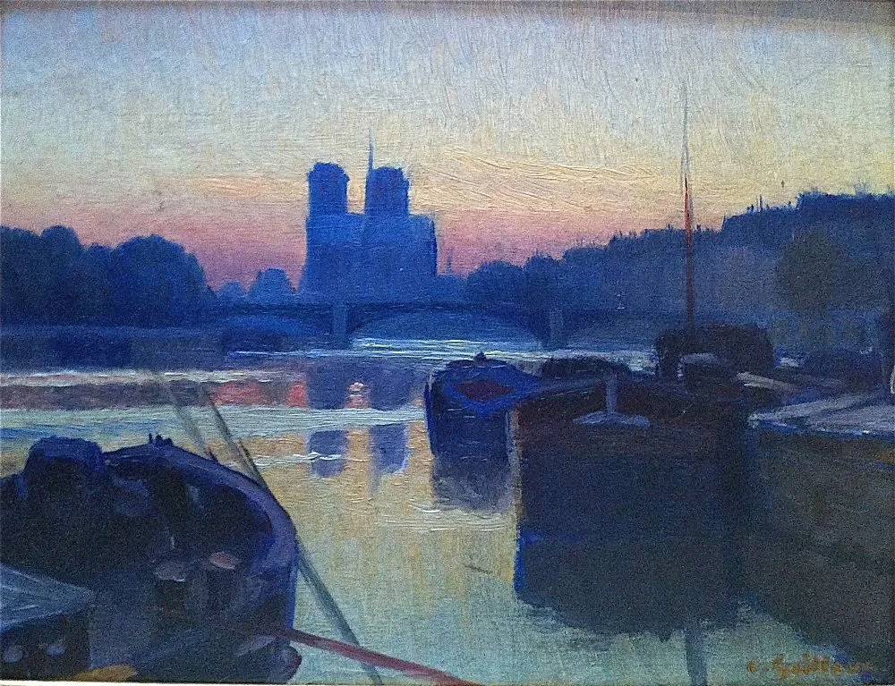 Notre-Dame at Dusk, Charles Guilloux