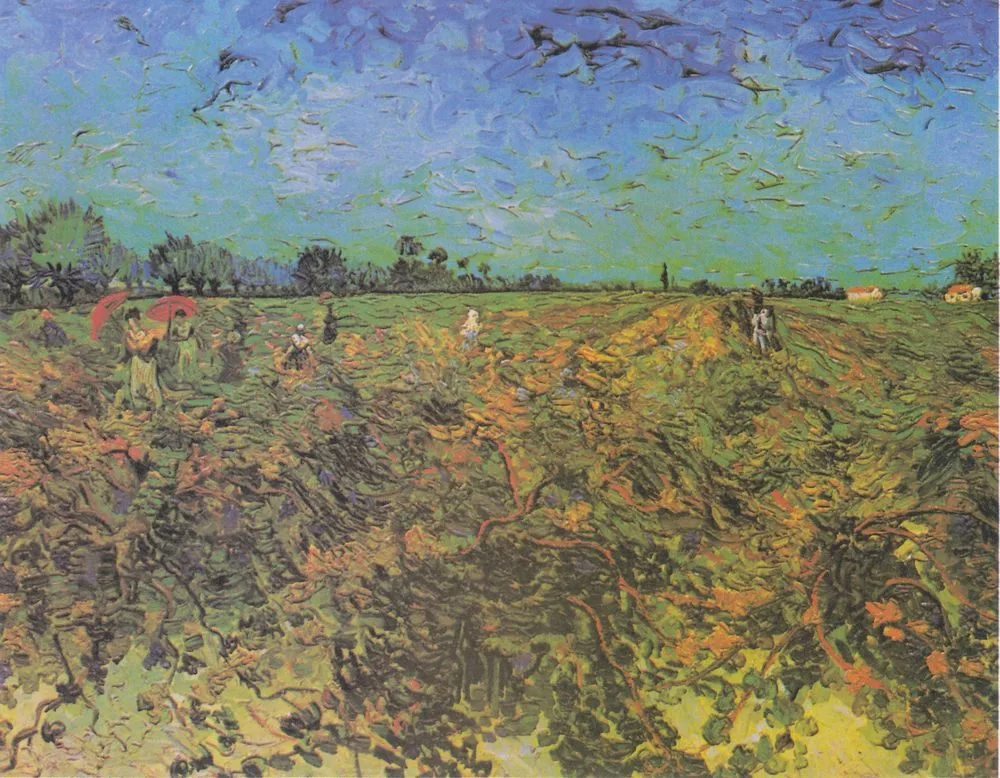 The green vineyard, Vincent van Gogh