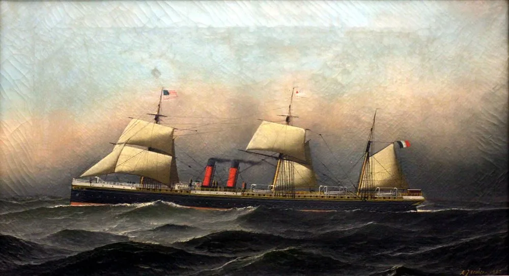 The liner Saint-Laurent, Antonio Jacobsen