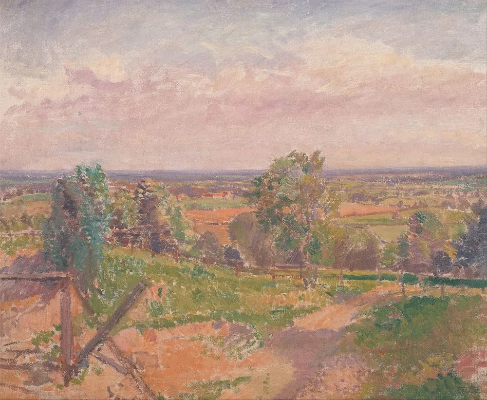 An Extensive Landscape in Yorkshire, Spencer Gore