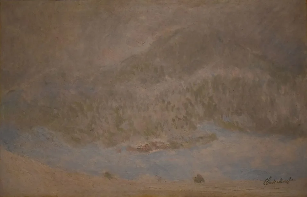 Le Mont Kolsaas, Norvège (Tempête de neige)