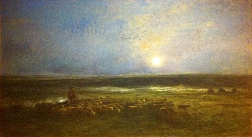 Lever de lune à Auvers, Charles-François Daubigny