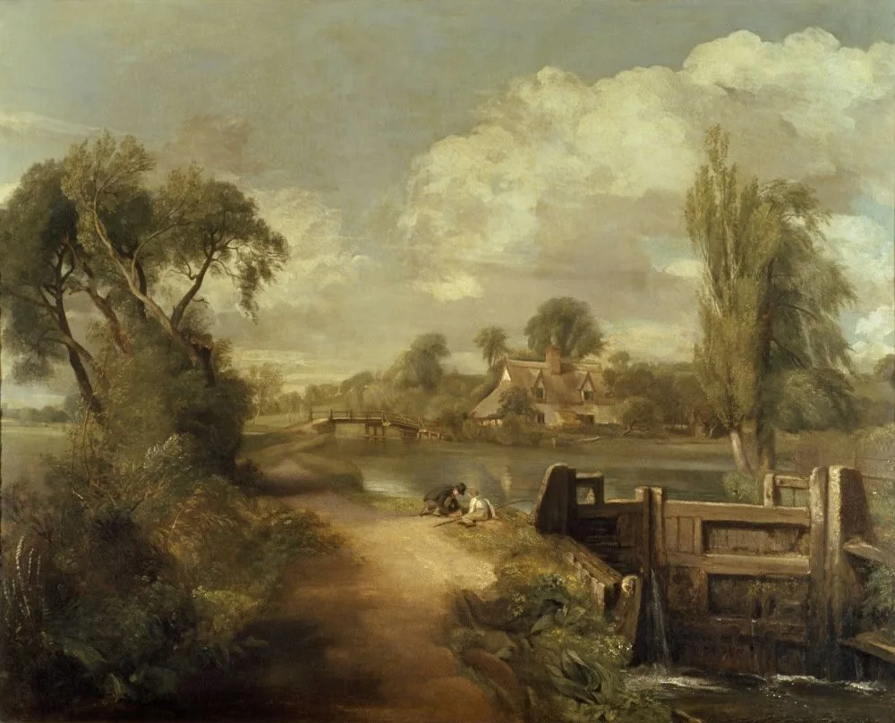 Flatford Lock, John Constable