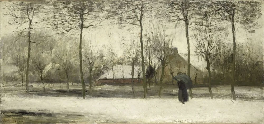 Winterlandschap, Willem Maris