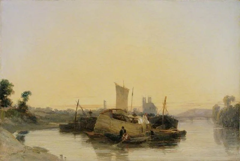 On the Seine near Mantes, Richard Parkes Bonington