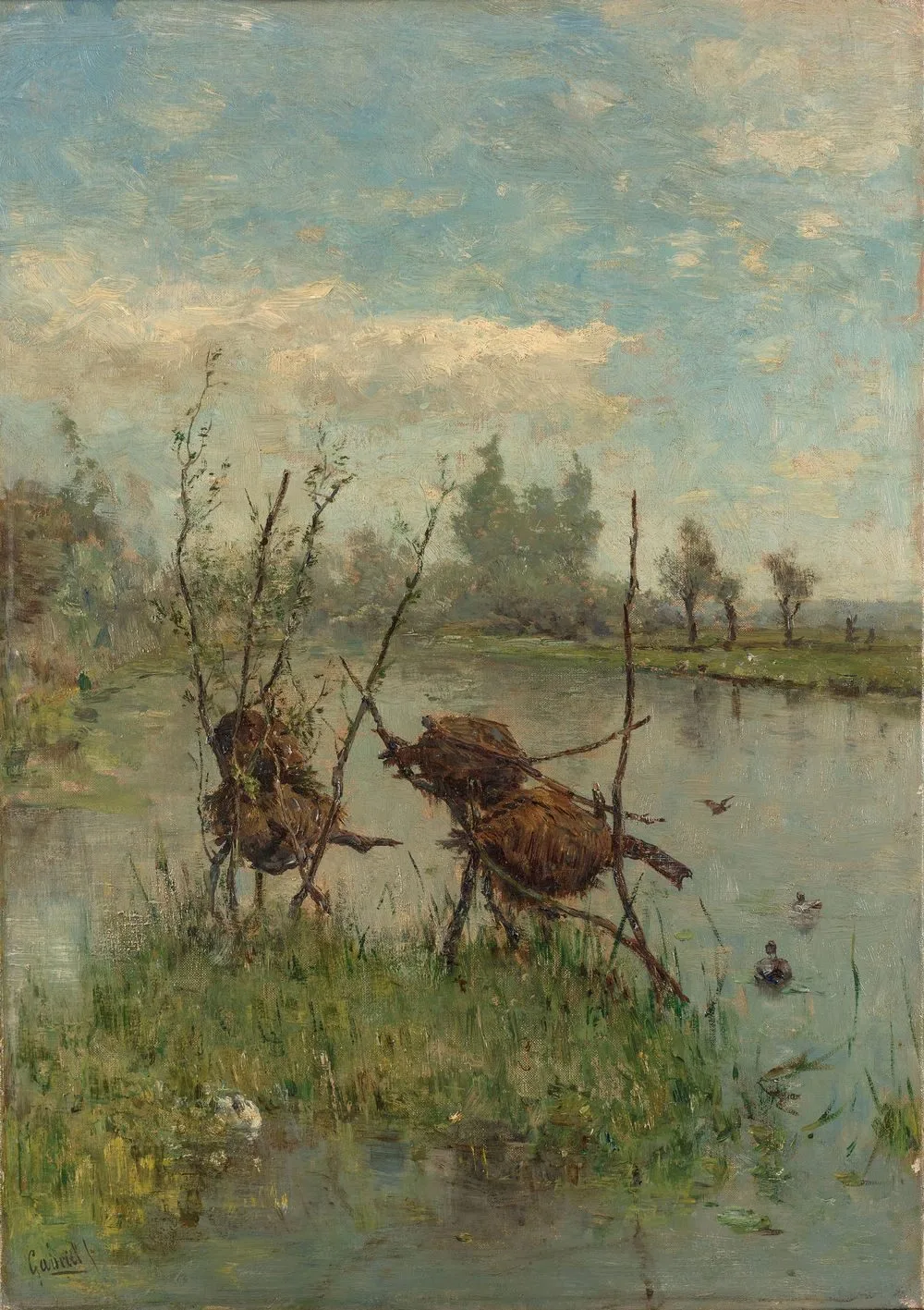 Ducks’ Nests, Paul Joseph Constantin Gabriël