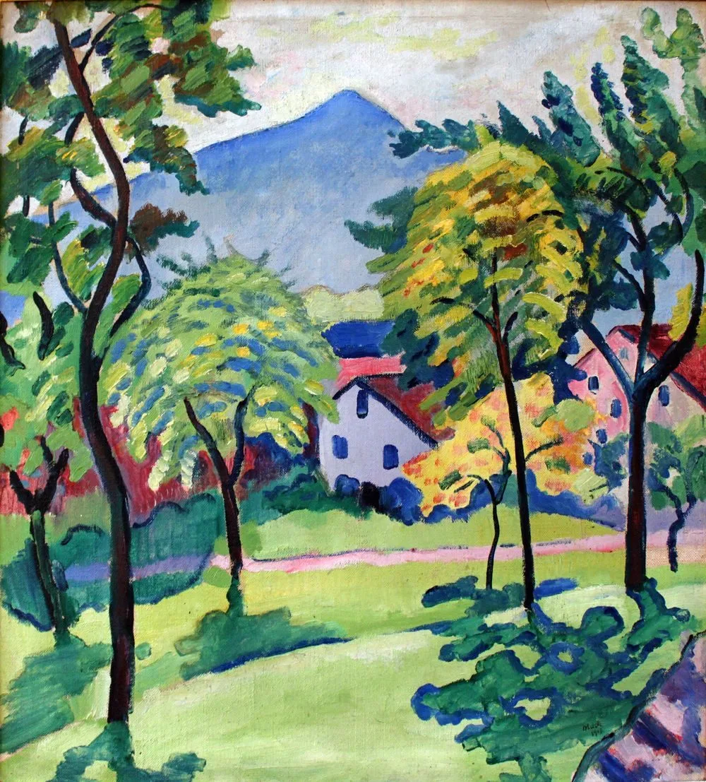 Tegernsee Landscape, August Macke