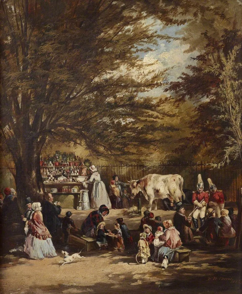A Milk Stall in St James’s Park, London, William Walker Morris